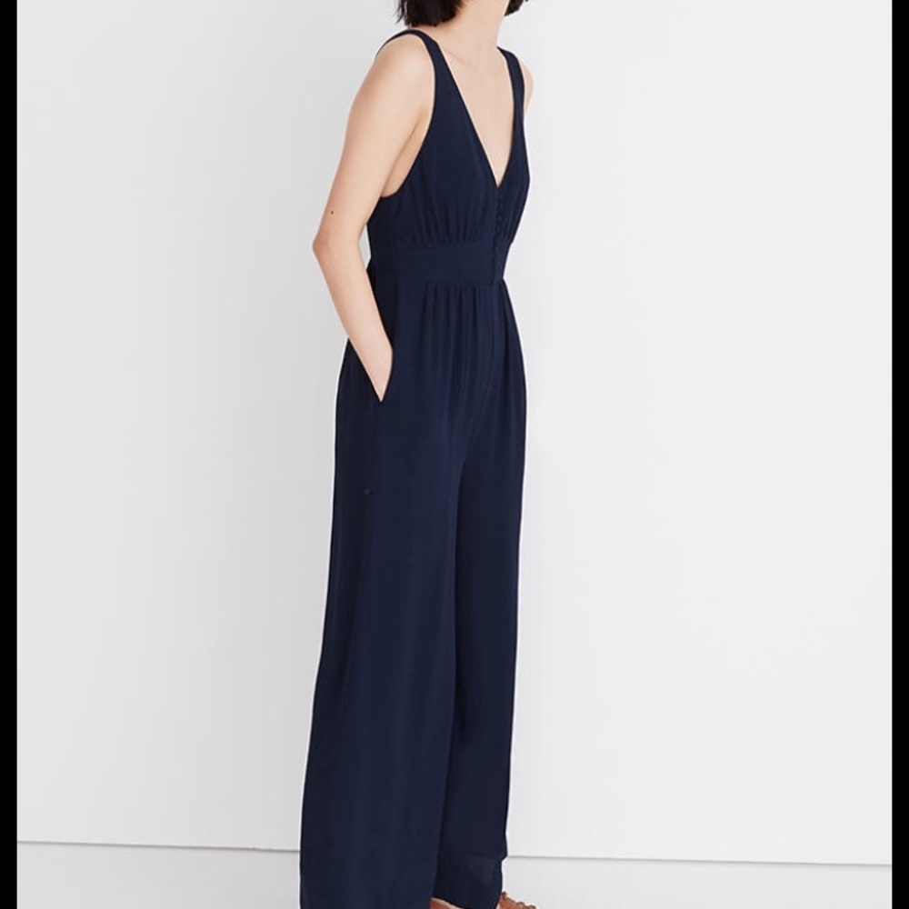 < Madewell > V back jumpsuit